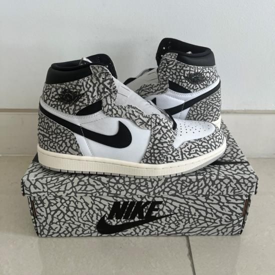 ナイキ エアジョーダン 1 HIGH OG White Cement ホワイト セメント