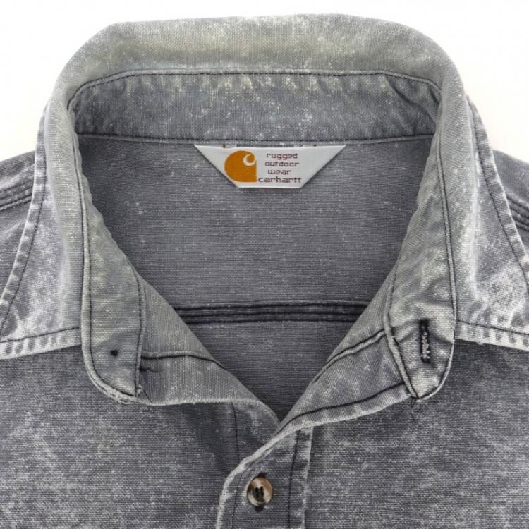 古着 90's Carhartt カーハート 三角タグ ケミカルウォッシュ ACID