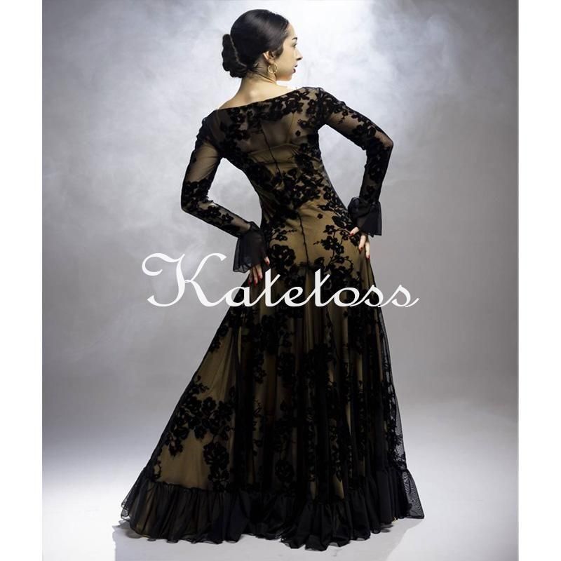 レイヤード・ストレッチワンピース | Davetex製フラメンコ衣装