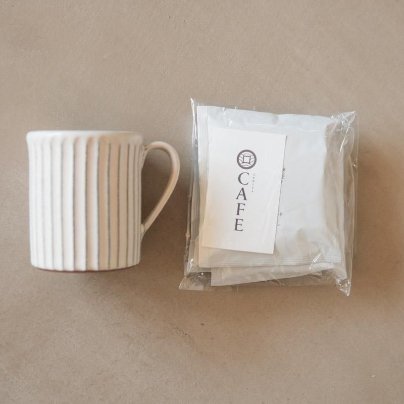 コーヒーと雅峰窯のマグカップセット | 送料込み | ギフト | 錢屋商店