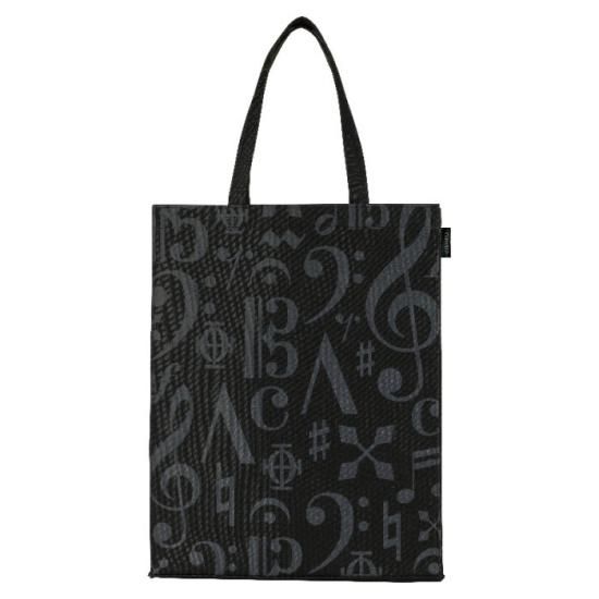 ピアノ 鍵盤 トートバッグ 音楽 バッグ 縦型 トート Piano line