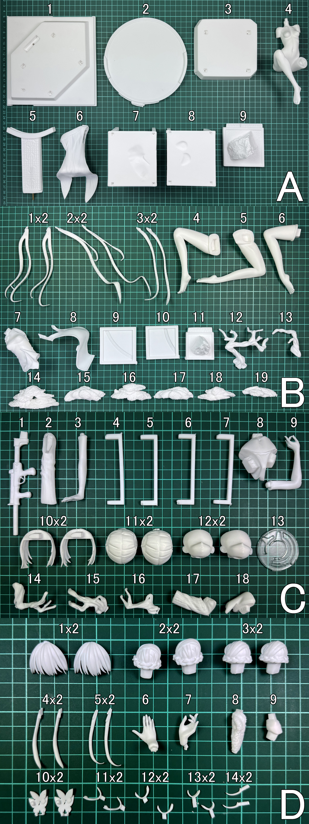 予約)(W_4553)1/7 キサキ ブルーアーカイブ (未組立 ガレージキット)