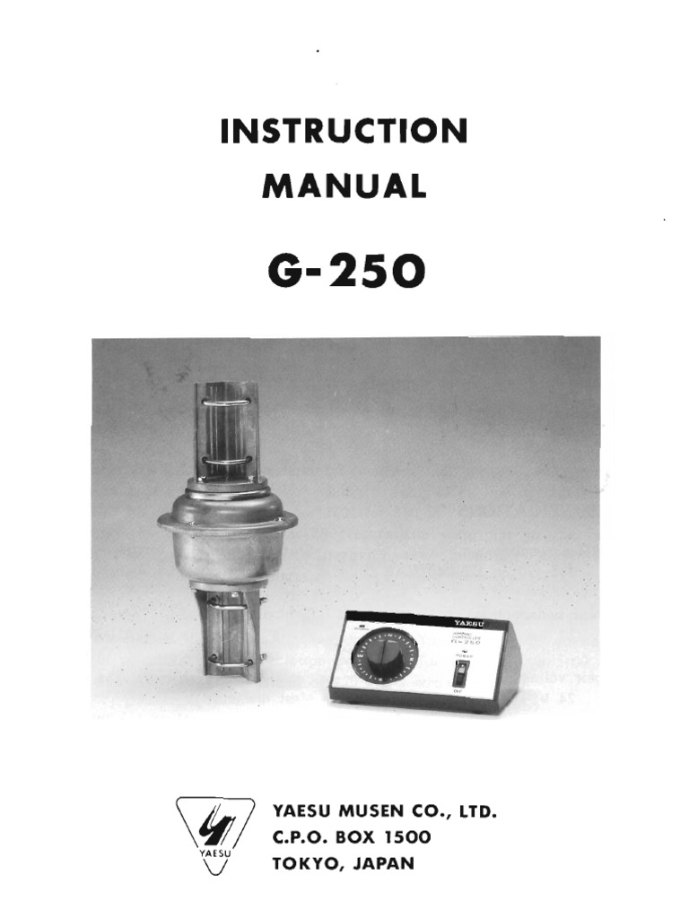 Yaesu G 250 | PDF