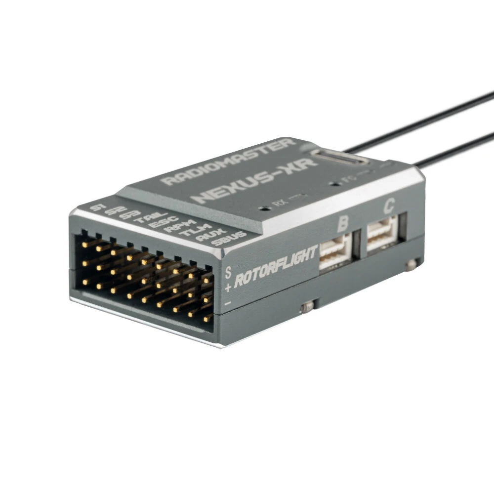 RadioMaster Nexus-XR フライトコントローラー Rotorflight 2.2