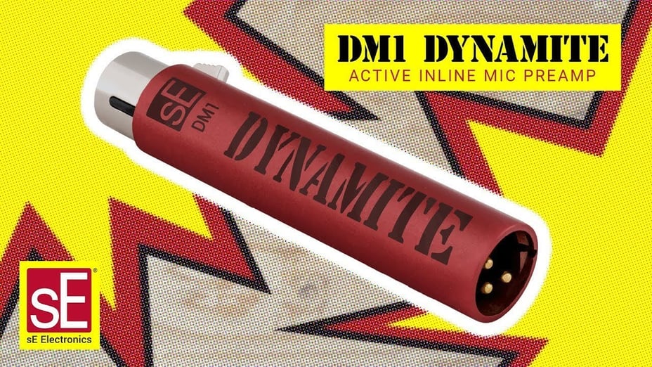 The DM1 DYNAMITE Active Inline Preamp - sE Electronics