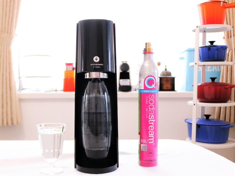 水道水が“たった5秒”で「生炭酸」になるソーダストリーム「E-TERA