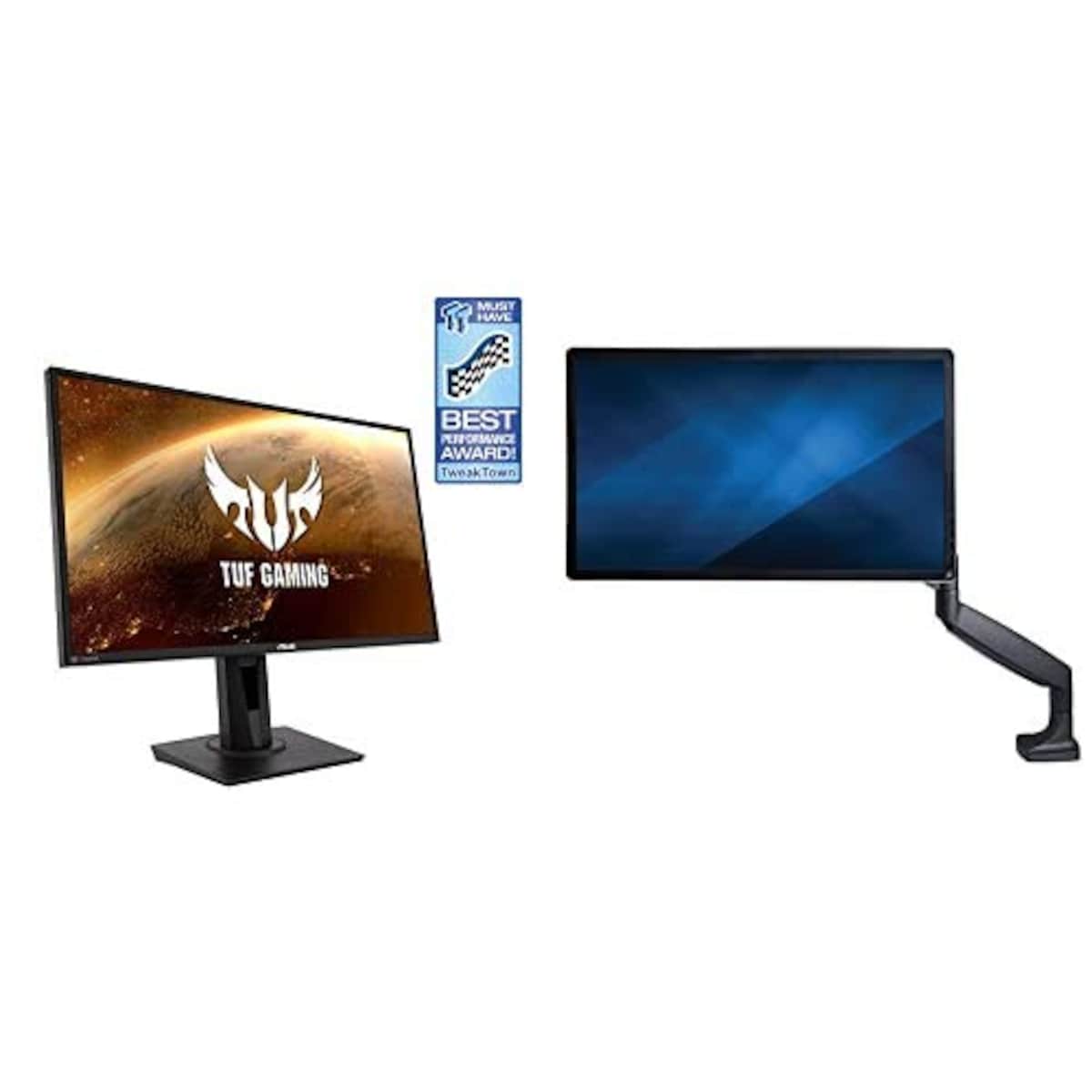 ASUSの【スターテックモニターアームセット】ASUS TUF Gaming