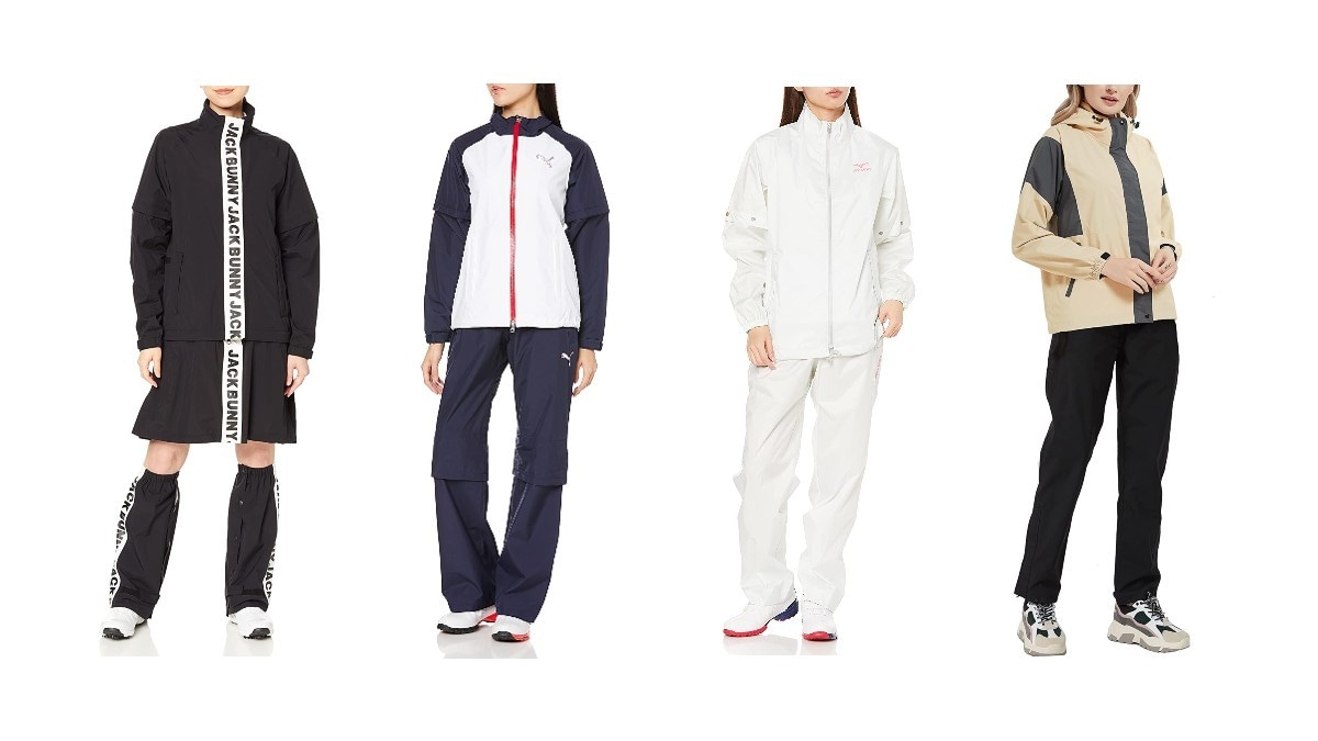ゴルフ用レインウェアレディースのおすすめ人気ランキング15選