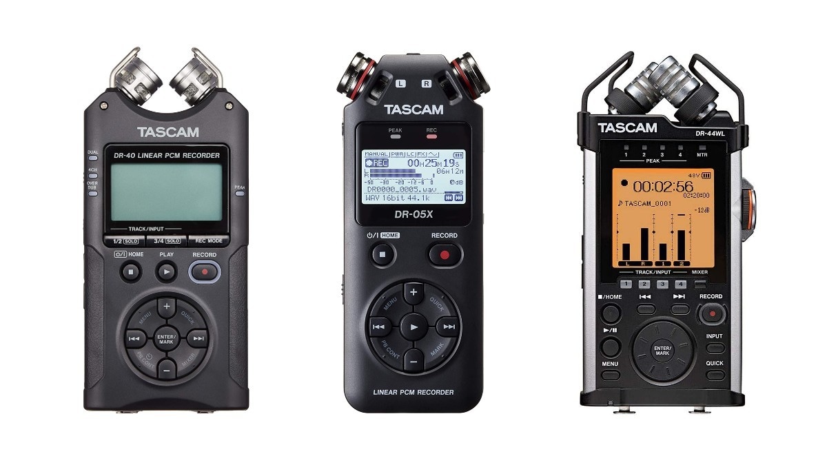 TASCAMリニアPCMレコーダーの評判と現行11機種を解説 - Best One