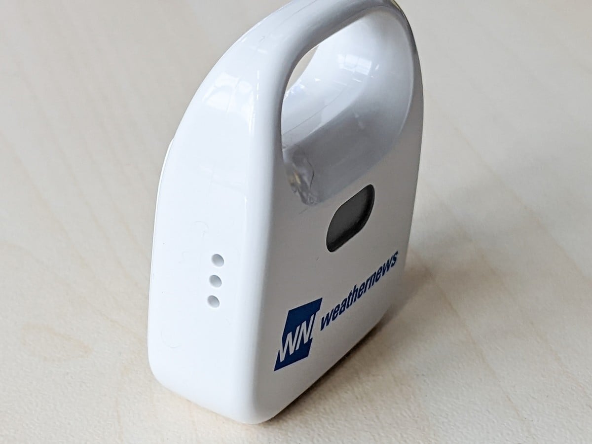 ウェザーニュースの気象観測器「WxBeacon2」が超便利！ 今いる場所の