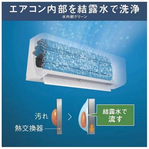ルームエアコン 2025年モデル Fシリーズ ホワイト [おもに18畳用 /200V