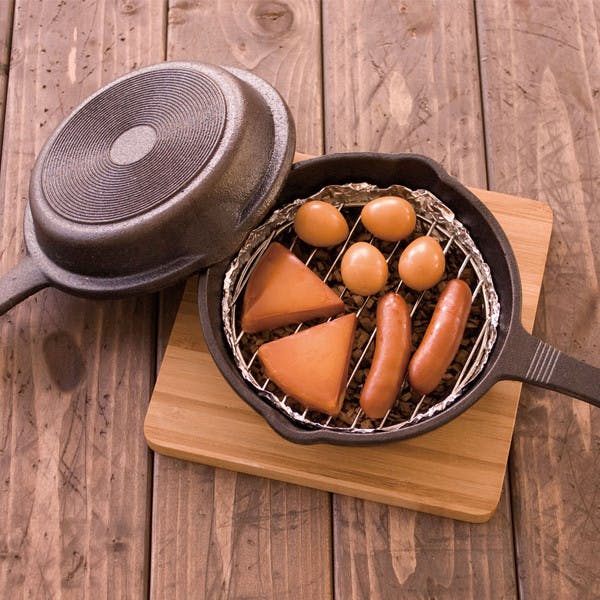 ヘビーズ 鉄スキレット コンボセット15cm（網付）（HR-7967） 浅型