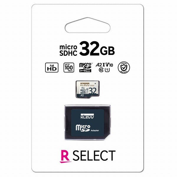 microSDカード 32GB 高速転送 V10 U1 A2 RMMTSDHC32M0014BK SDアダプタ