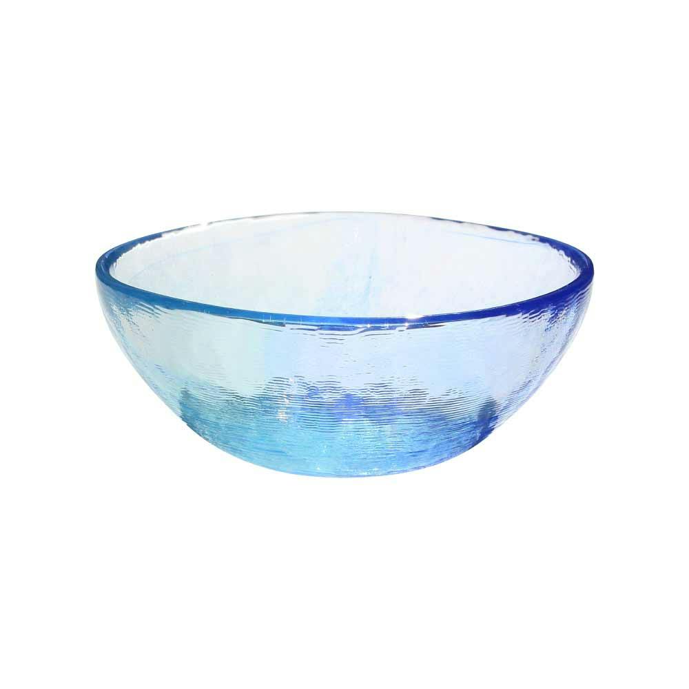 空のいろどり ボウル 江戸硝子 藍花【ボウル ガラス 食器 ガラスボウル