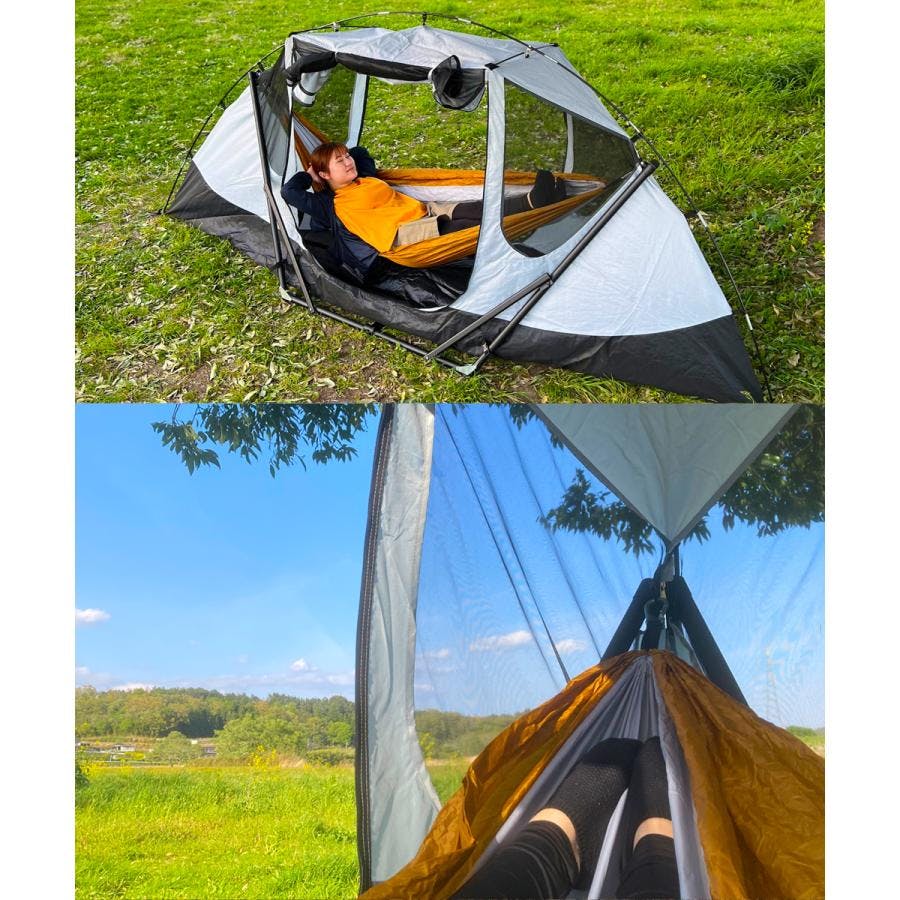 ハンモックテント 4way テレビ紹介商品 UVカット 防水 耐水圧3000mm