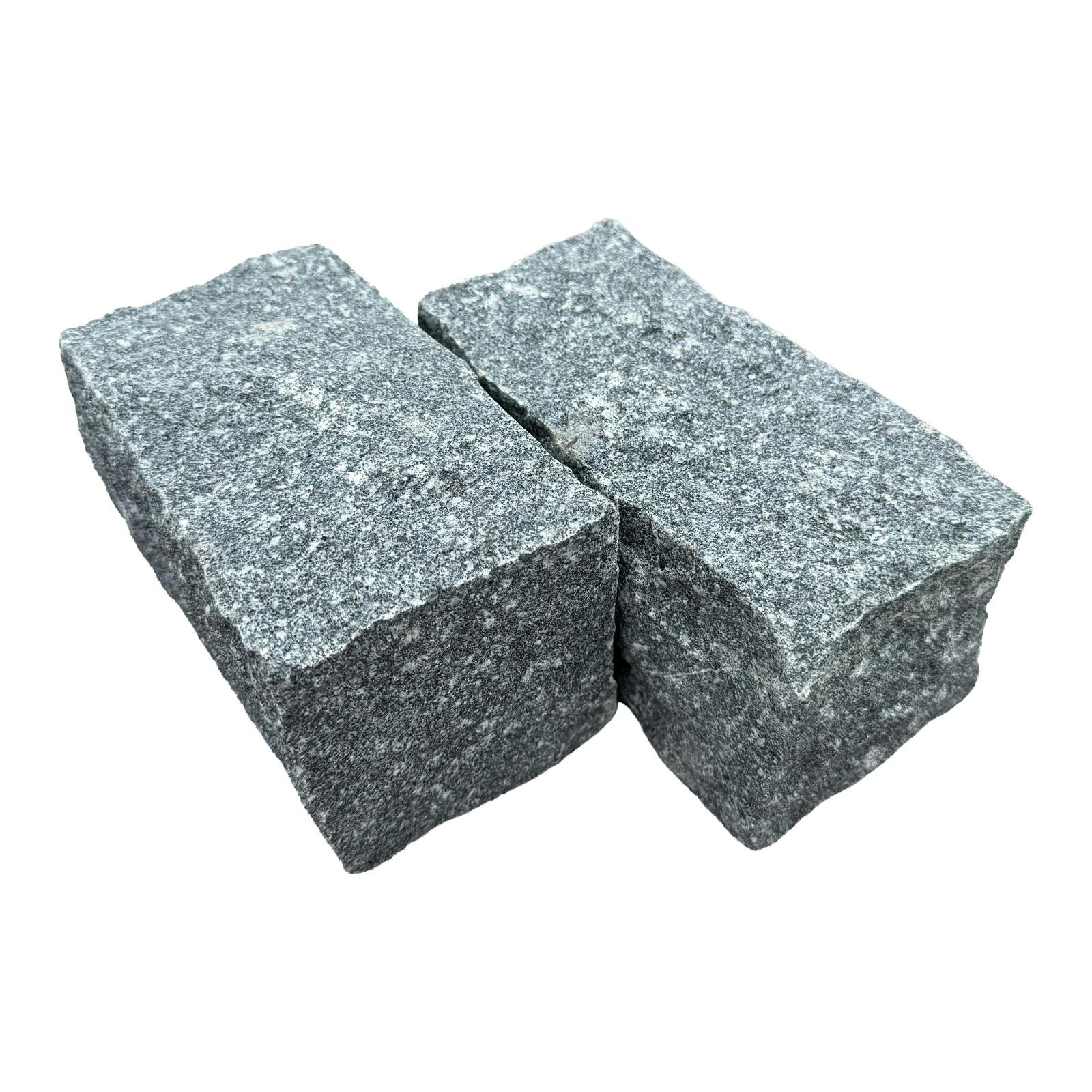 TAIKOH ピンコロ グレー御影 2丁 (9×9×19cm) 6個セット | 庭園資材