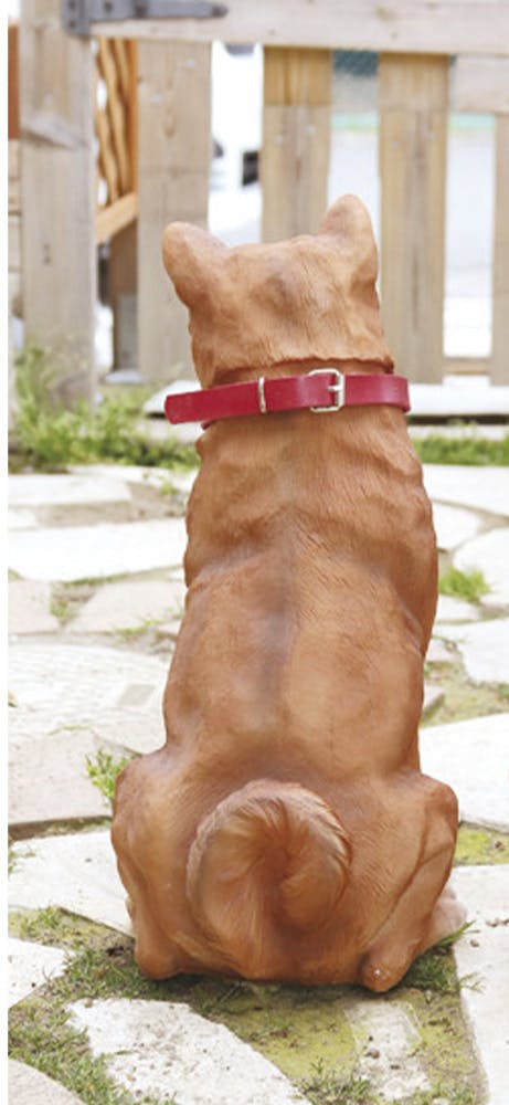 お出迎えワンワン 【リキ】 【送料込み】 ＃60798 flife | ガーデン