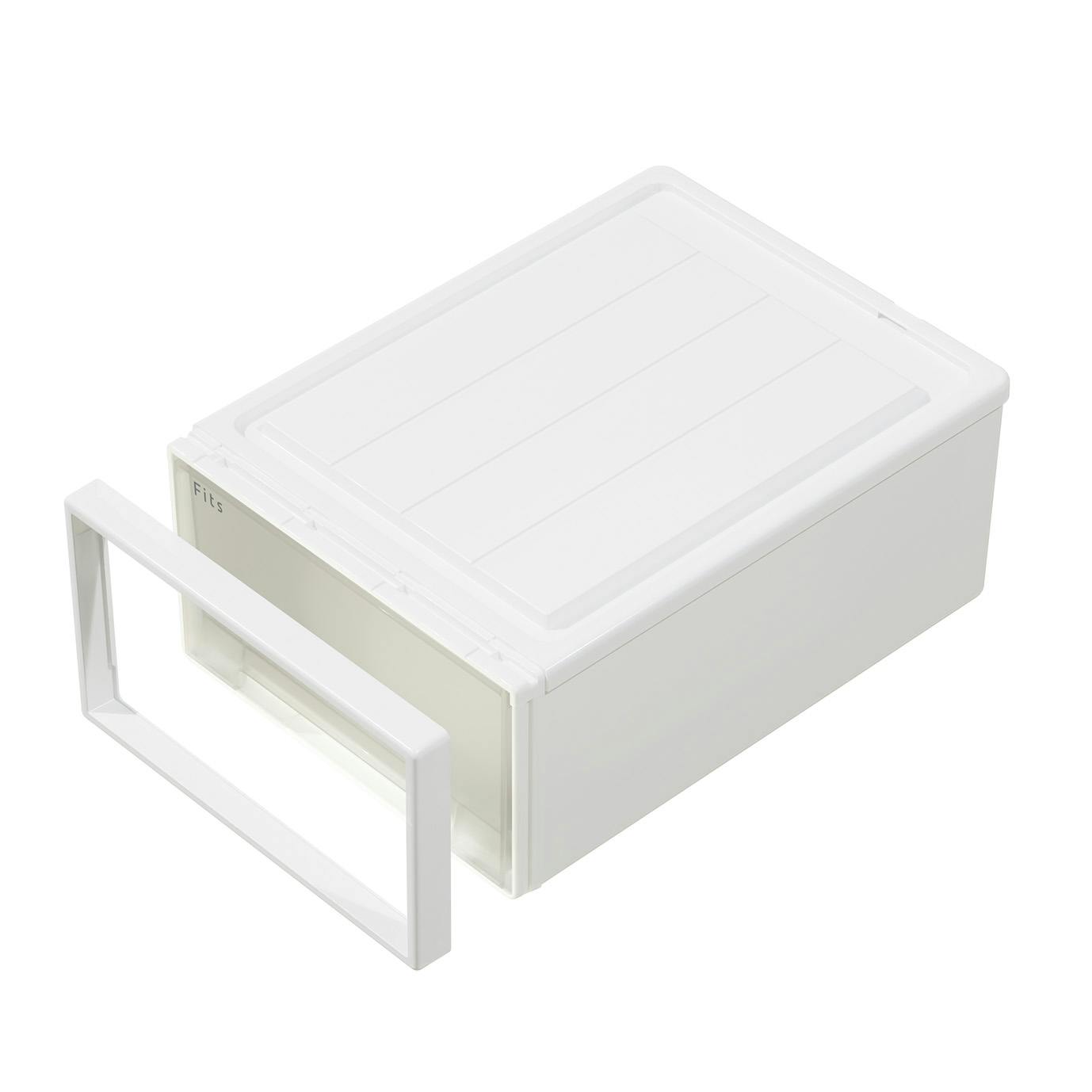 フィッツ ケース 36-25 ホワイトクリア 12個セット インテリア 引出式