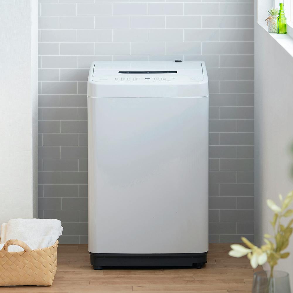 アイリスオーヤマ 全自動洗濯機 6.0kg IAW-T606-W ホワイト 洗濯機