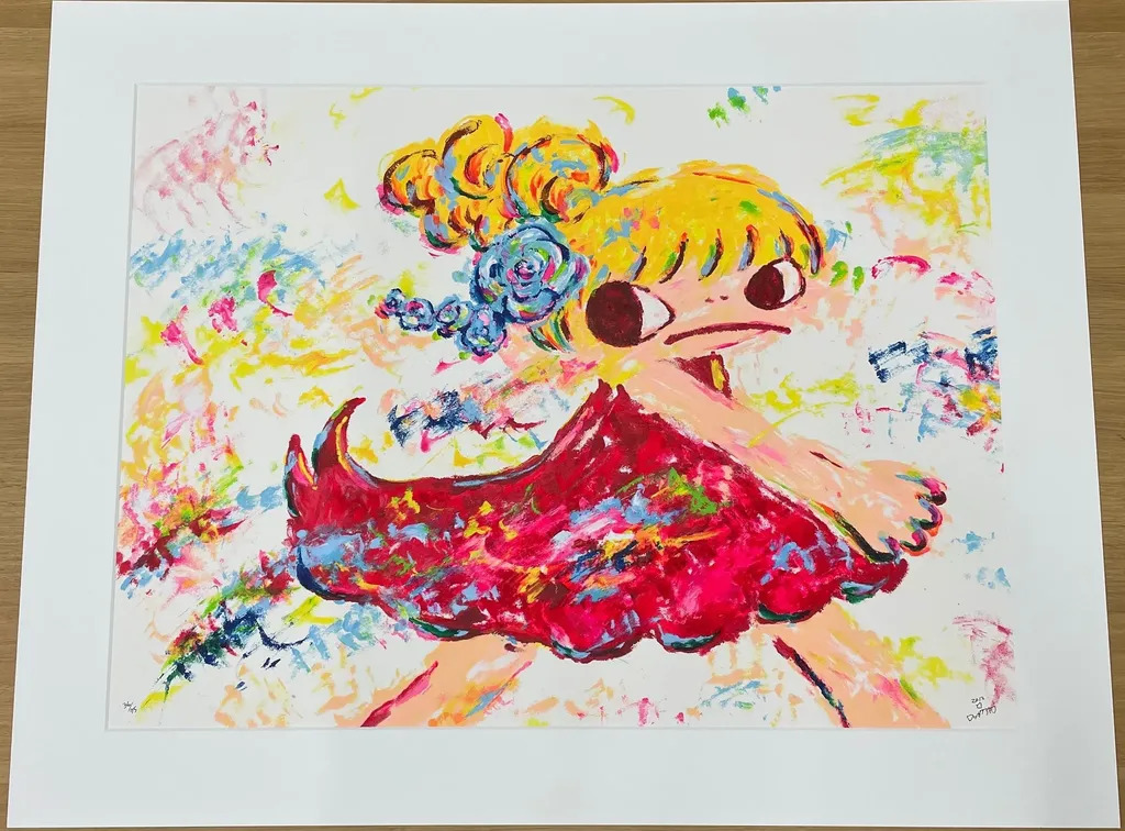 ロッカクアヤコ 'Untitled' シルクスクリーン