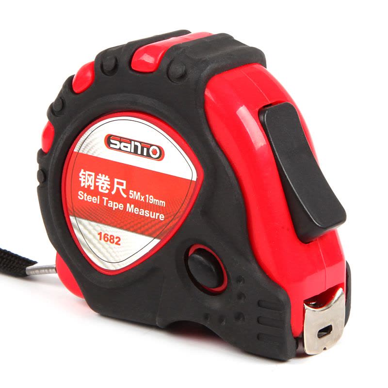 赛拓(SANTO) 1682 5M钢卷尺测量尺不锈钢卷尺测量工具【价格图片品牌