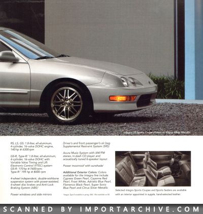 1998 Acura Full Lineup Brochure - ImportArchive