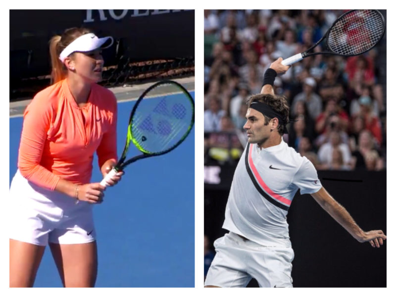 2018全豪オープン トッププロ使用グッズ シャポバロフ フェデラー