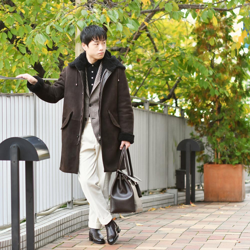 RUFFO【ルッフォ】 ムートンコートを2型ご紹介致します