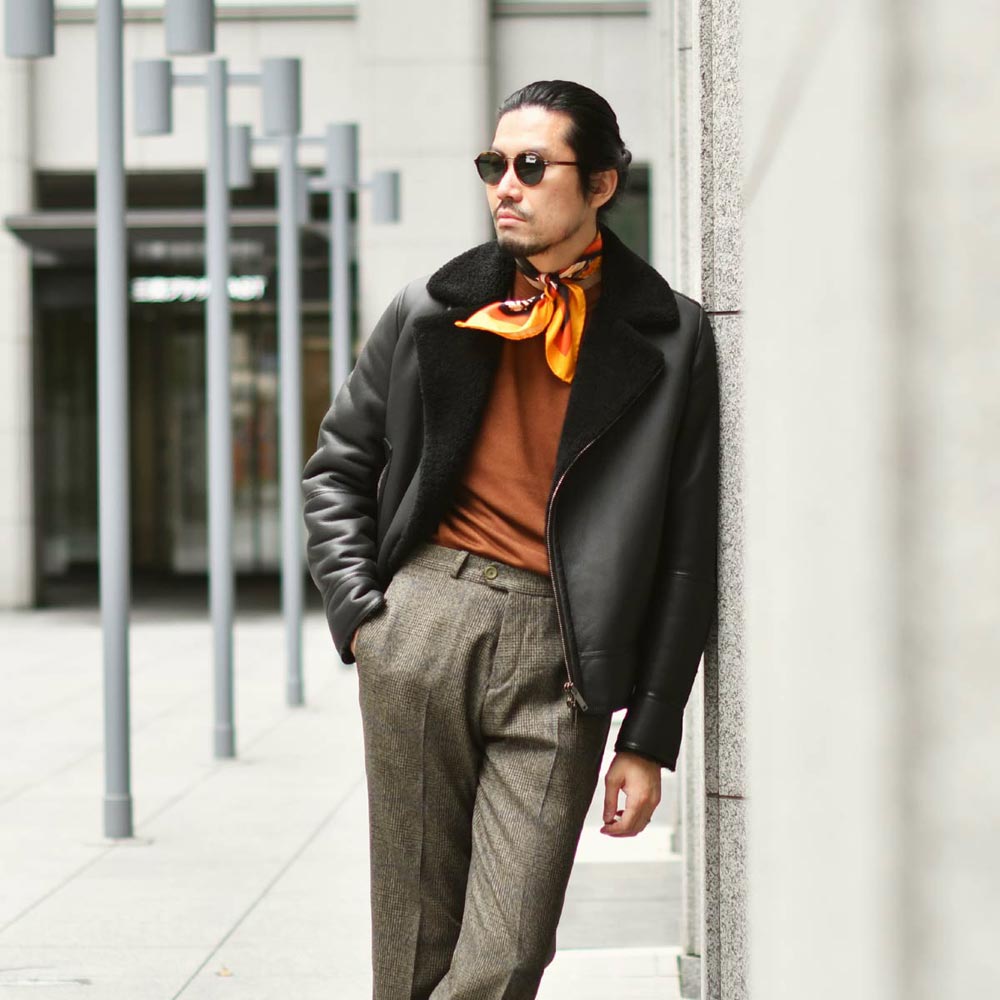 TAGLIATORE【タリアトーレ】ムートンボンバージャケットをご紹介致し