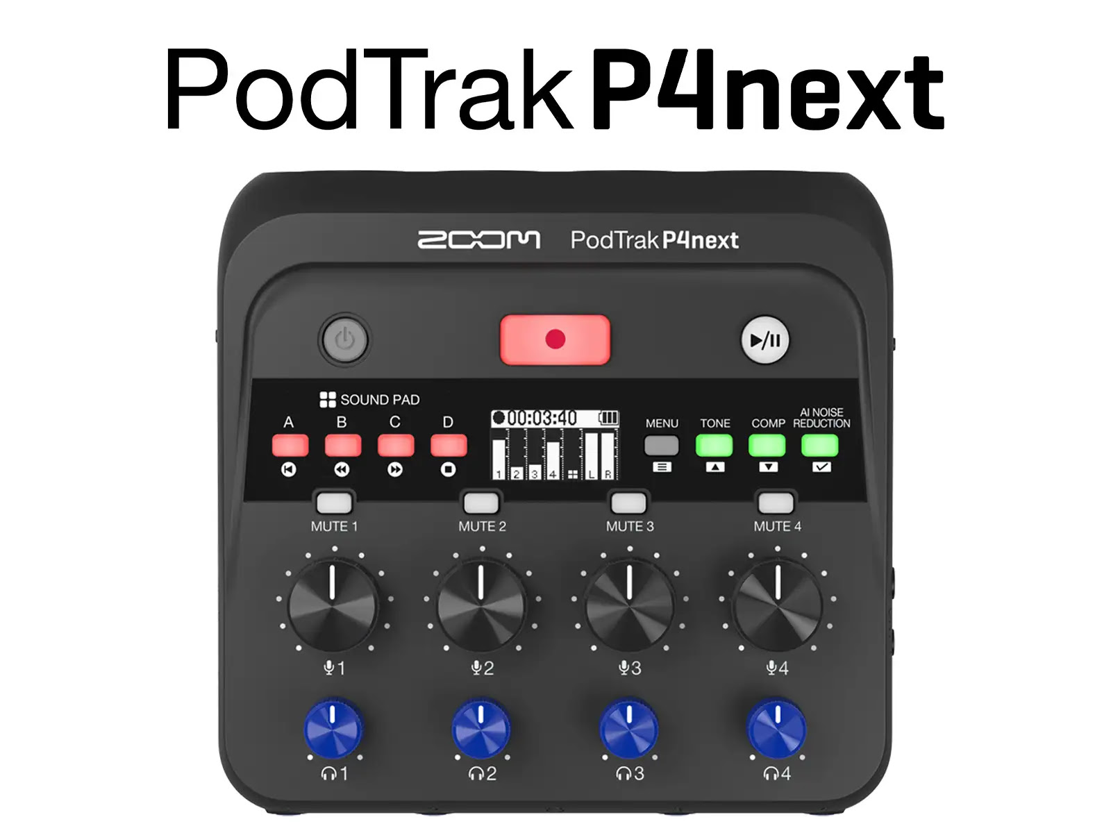 ZOOM LiveTrak L-20R | iPadからコントロール可能なラックマウント型