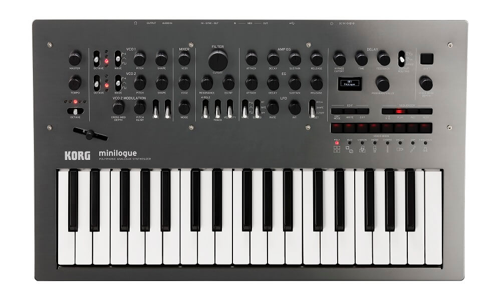 ポリフォニック・アナログ・シンセサイザー KORG minilogue