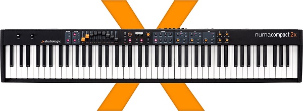 StudioLogic Numa Compact 2x | ドローバー搭載の88鍵盤ステージ