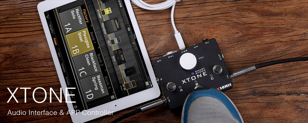 XSONIC XTONE | ハイレゾ対応ペダル型オーディオ・インターフェース