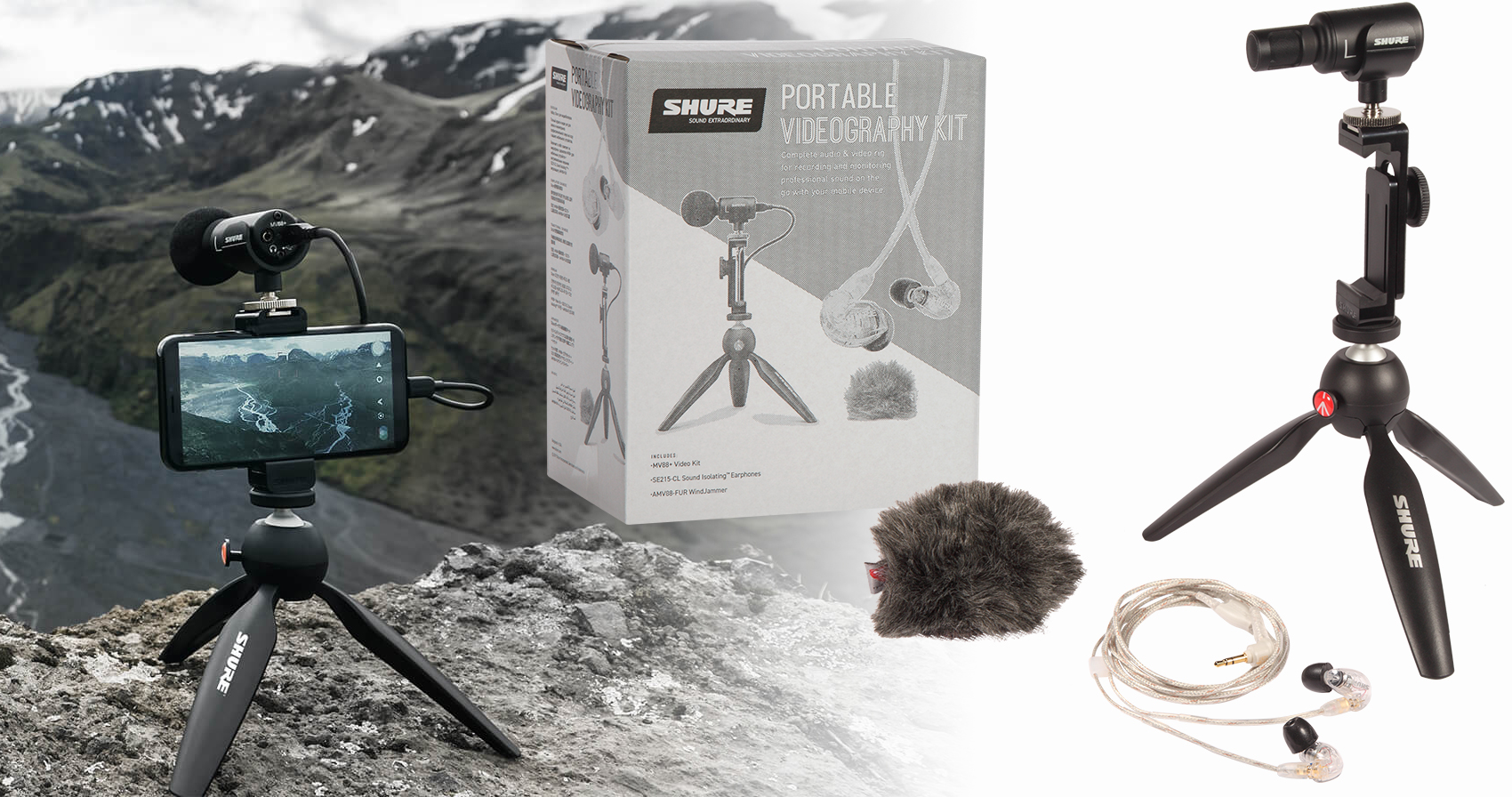 SHURE MV88+ ビデオキット | 録音・録画、編集、共有できる