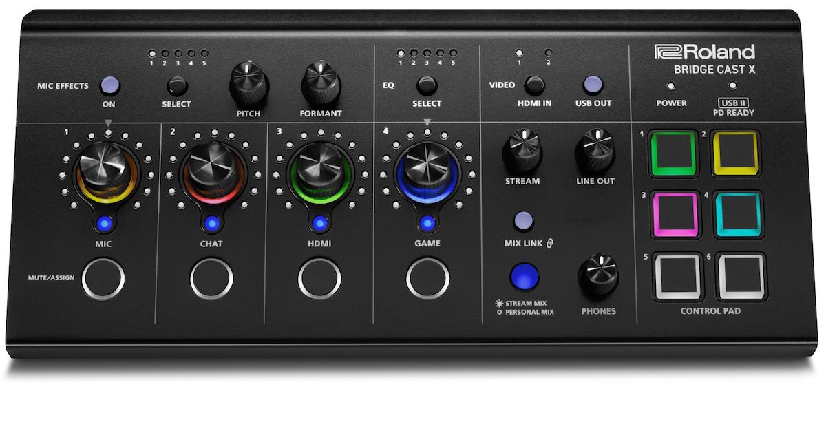 Roland BRIDGE CAST X | ビデオキャプチャー機能を搭載し2PC配信にも