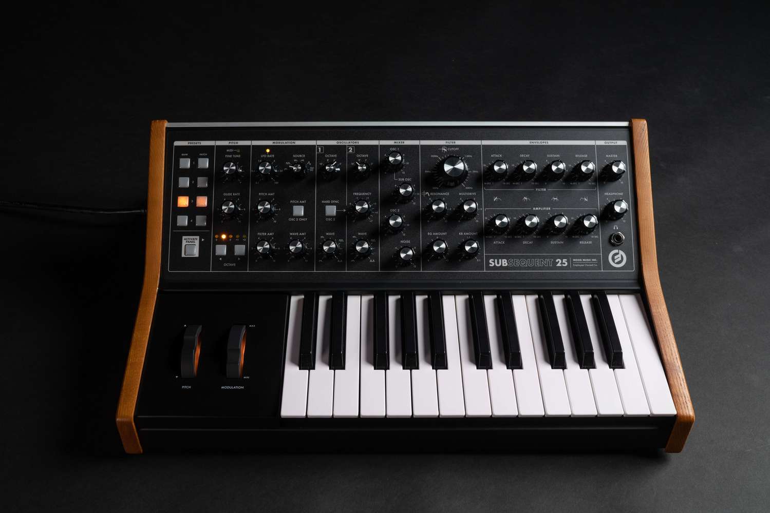 MOOG Subsequent 25 | 25鍵盤の最もコンパクトな2ボイスパラフォニック