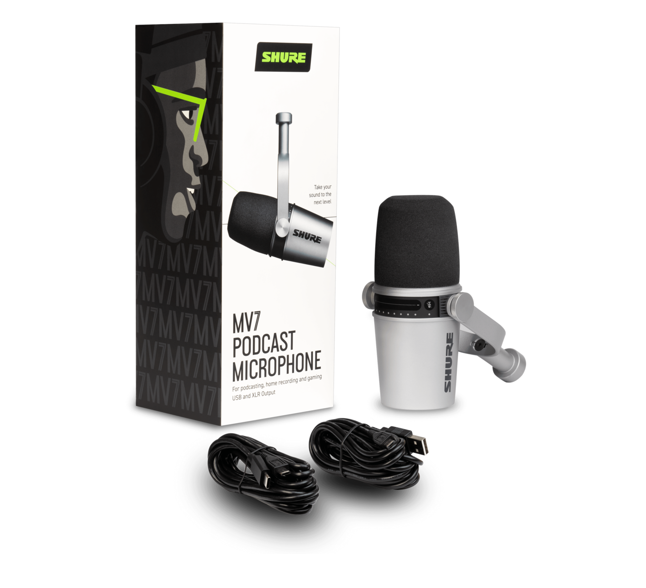 SHURE MV7 | ポッドキャストやテレワークに最適なマイクロホン