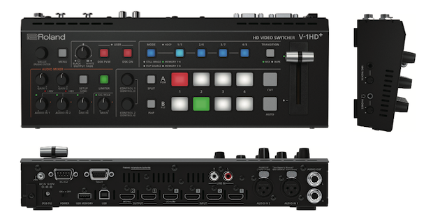 Roland V-1HD + | プロレベルのライブ配信ができるコンパクトなビデオ