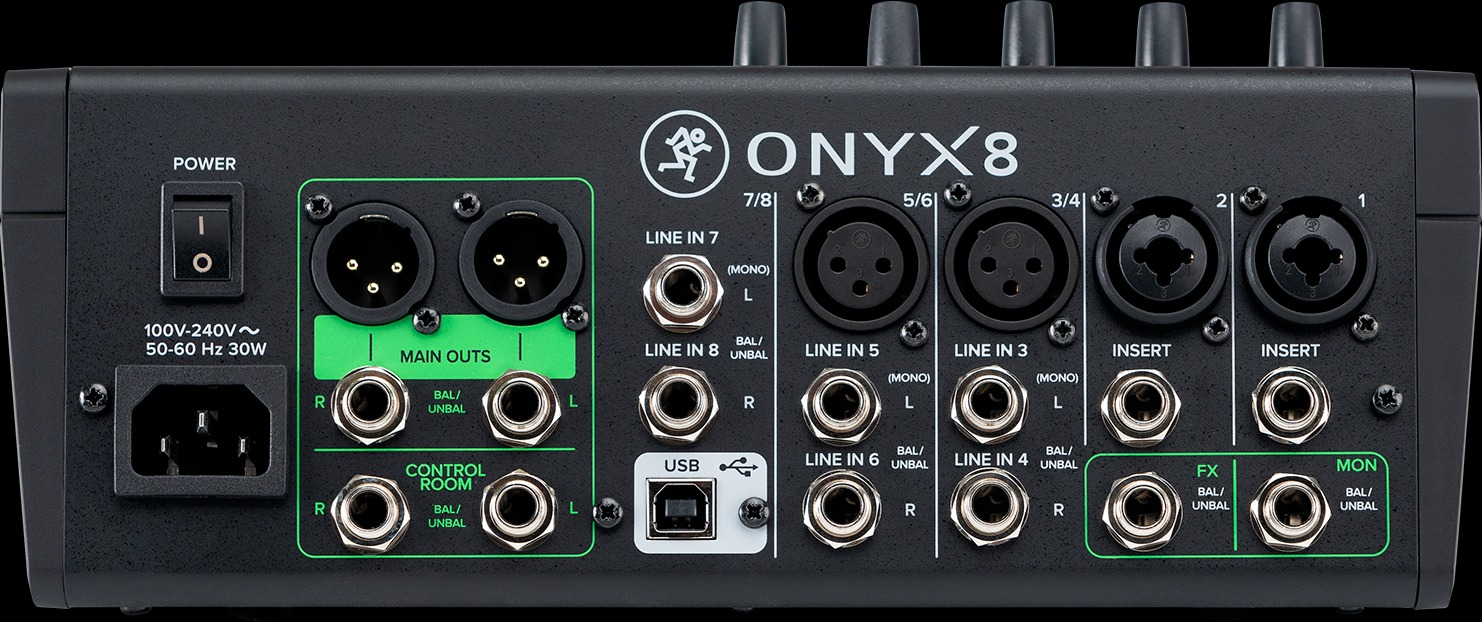 Mackie New Onyxシリーズ Onyx8 / 12 / 16 / 24 | 96kHz / 24-bit USB