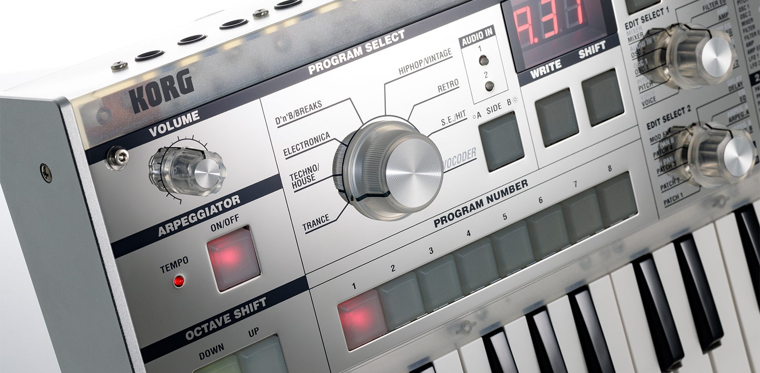 microKORG Crystal | シンセ＆ヴォコーダーの銘器20周年記念モデルが