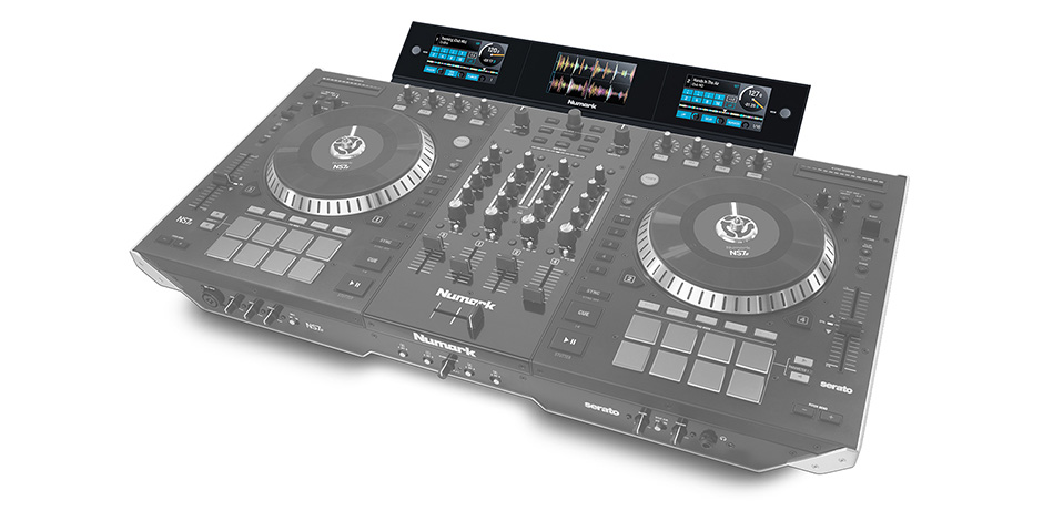 NUMARKの最強DJコントローラー「NS7II」の専用ディスプレイ登場