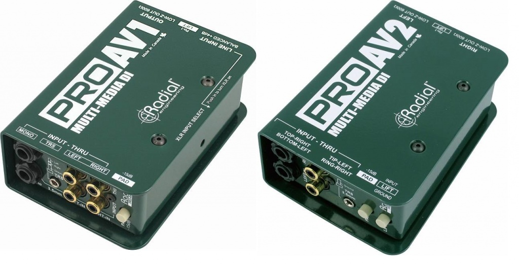 RADIAL HDI | Jensenカスタムトランス搭載 スタジオDI | Digiland