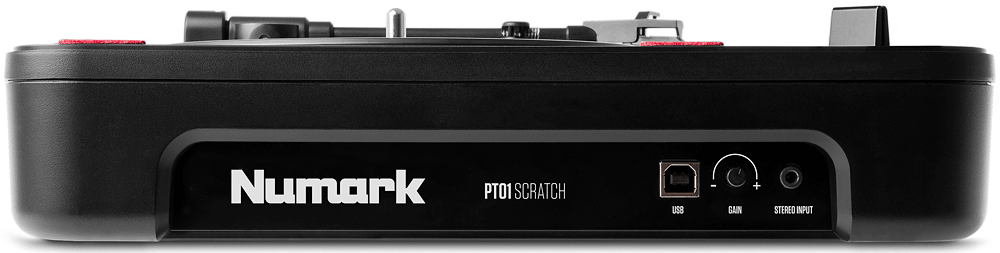 7インチレコード対応ポータブルターンテーブル Numark PT01 SCRATCH