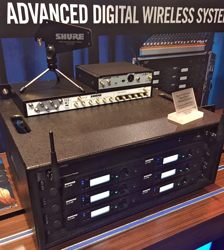 NAMM2017】SHURE GLX-D Advanced 発表！ハーフラックの2.4GHz帯
