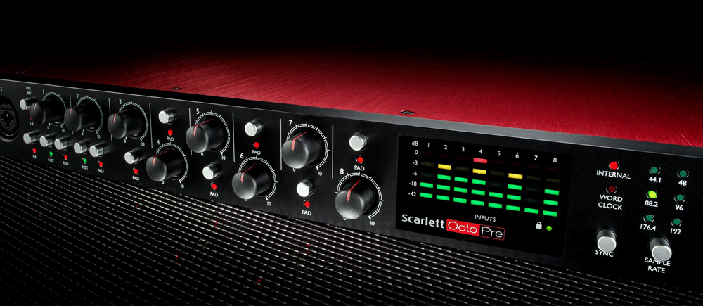 NAMM2017】Focusrite Scarlett OctoPre 発表！ADAT搭載8チャンネル