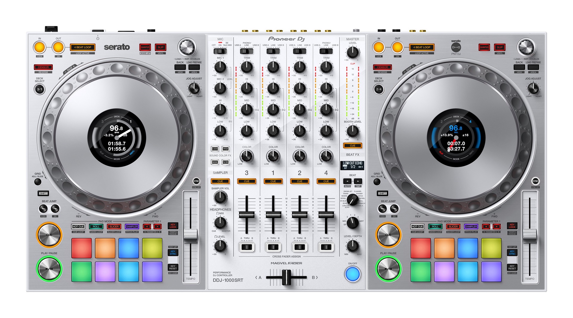Pioneer DJ DDJ-1000SRT | DDJ-1000がベースの「Serato DJ Pro」専用