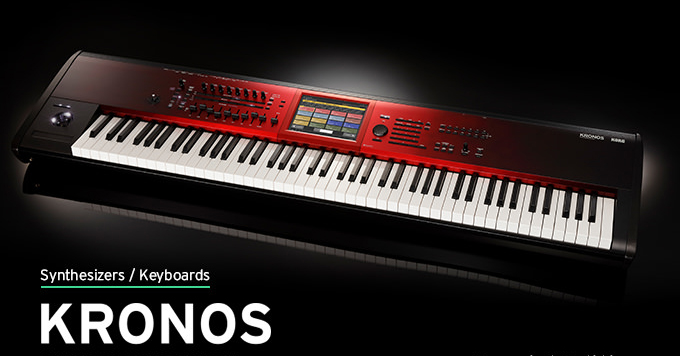 KORG KRONOS Special Edition | 新音色を追加した赤いグラデーション