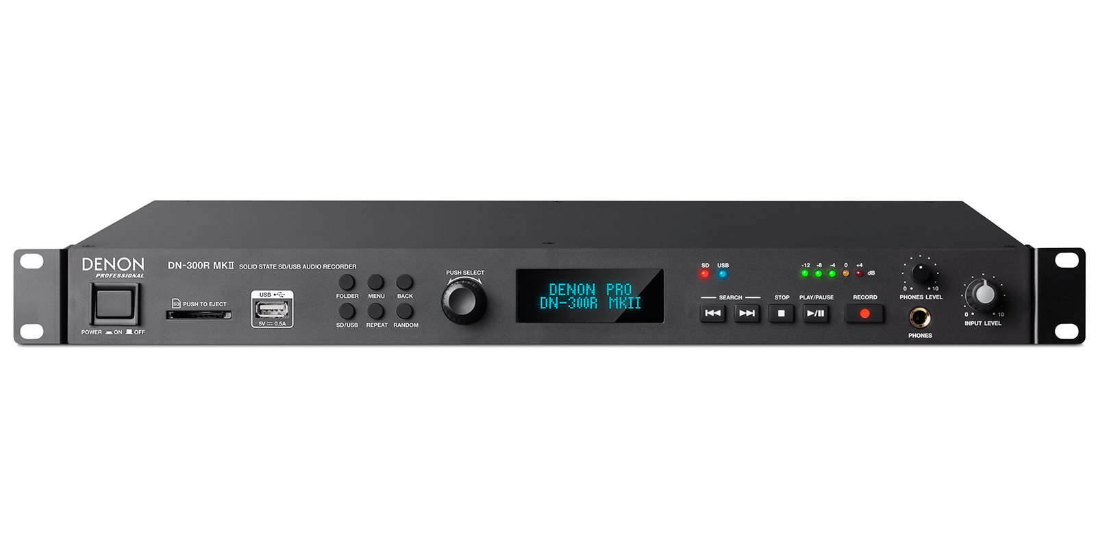 Denon Professional DN-300R MKII | ラックマウント型業務用レコーダー