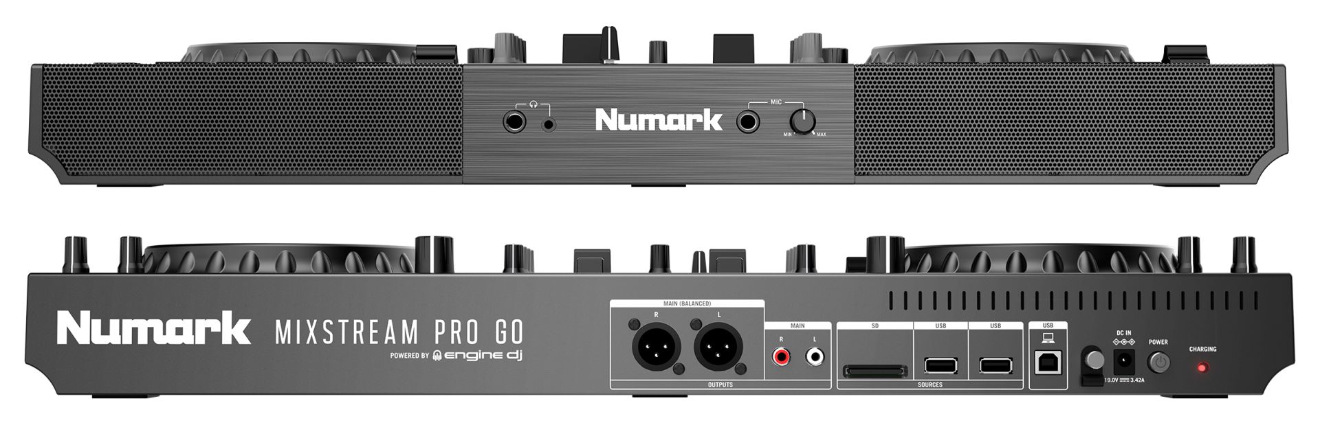 Numark Mixstream Pro Go | 野外DJに使える充電式バッテリー内蔵DJ