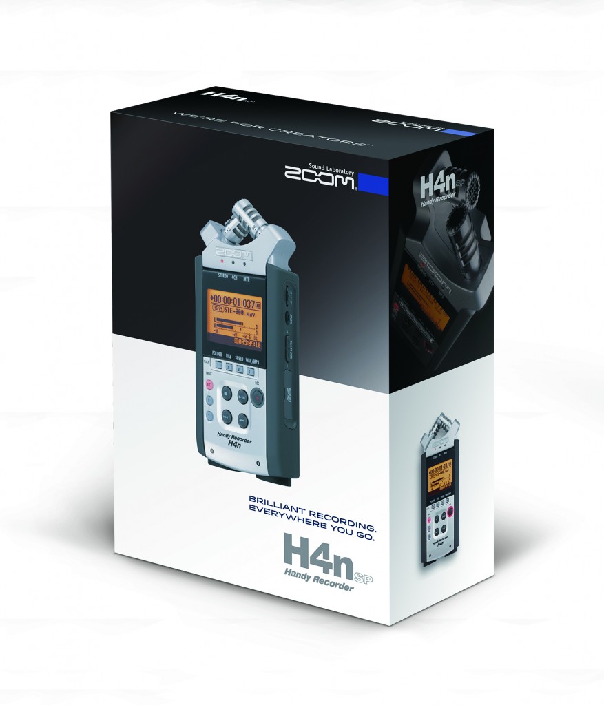 ZOOM「H4nSP」発表！ハンディレコーダーの定番モデルがシンプル